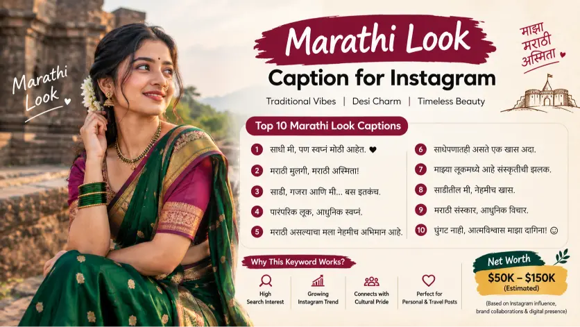 Marathi Look Captions