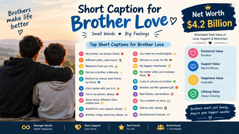Short Caption for Brother Love