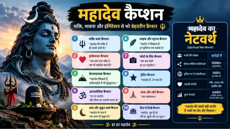Trending Mahadev Caption in Hindi