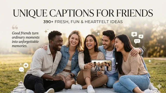 Unique Captions for Friends
